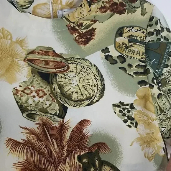 {Portfolio Australia & Kathy Che} SET: Vintage Safari Travel Skirt & Top - Picture 7 of 16